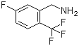 structure of CAS# 231291-14-8, 5-氟-2-三氟甲基苄胺