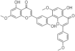 structure of CAS# 23132-13-0, 三叶橡胶黄酮