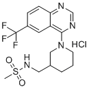 CAS # 2322245-49-6, N-[[1-[6-(Trifluoromethyl)-4-quinazolinyl]-3-piperidinyl]methyl]-methanesulfonamide hydrochloride (1:1), EX-A5854