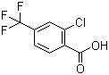 structure of CAS# 23228-45-7, 2-Chloro-4-trifluoromethylbenzoic acid