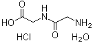 structure of CAS# 23273-91-8, 双甘肽单盐酸盐一水合物