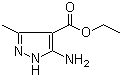 structure of CAS# 23286-70-6, 5-氨基-3-甲基-1H-吡唑-4-甲酸乙酯