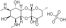 structure of CAS# 23312-56-3, 硫酸壮观霉素