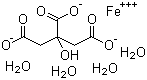 CAS # 2338-05-8, Iron citrate tetrahydrate