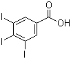 CAS 登录号：2338-20-7, 3,4,5-三碘苯甲酸