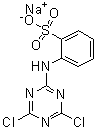 CAS # 23383-84-8, 2-[(4,6-Dichloro-1,3,5-triazin-2-yl)amino]benzenesulfonic acid monosodium salt