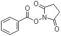 structure of CAS# 23405-15-4, Benzoic acid N-hydroxysuccinimide ester