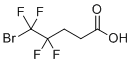 structure of CAS# 234443-22-2, 5-Bromo-4,4,5,5-tetrafluoropentanoic acid