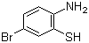 structure of CAS# 23451-95-8, 2-Amino-5-bromobenzenethiol