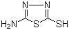 structure of CAS# 2349-67-9, 5-Amino-1,3,4-thiadiazole-2-thiol
