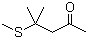 structure of CAS# 23550-40-5, 4-甲基-4-甲硫基戊酮-2