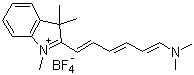 CAS # 235781-92-7, 2-[(1E,3E,5E)-6-(Dimethylamino)hexa-1,3,5-trienyl]-1,3,3-trimethyl-3H-indolium tetrafluoroborate