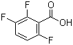 2,3,6-Trifluorobenzoic acid molecular structure (CAS 2358-29-4)