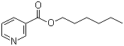 structure of CAS# 23597-82-2, 烟酸己酯