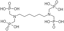 structure of CAS# 23605-74-5, Hexamethylenebis(nitrilodimethylene)tetraphosphonic acid