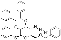 CAS # 236115-67-6, Phenyl 4-azido-4-deoxy-2,3,6-tris-O-(phenylmethyl)-1-thio-beta-D-glucopyranoside