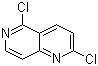structure of CAS# 23616-35-5, 2,5-二氯-1,6-萘啶