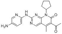 CAS # 2363172-64-7, Palbociclib Impurity 39, 6-Acetyl-2-((5-aminopyridin-2-yl)amino)-8-cyclopentyl-5-methylpyrido[2,3-d]pyrimidin-7(8H)-one