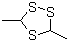 CAS # 23654-92-4, 3,5-Dimethyl-1,2,4-trithiolane, 2,5-Dimethyl-1,3,4-trithiolane