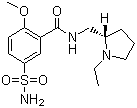 structure of CAS# 23672-07-3, 左旋舒必利