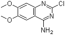 structure of CAS# 23680-84-4, 2-Chloro-4-amino-6,7-dimethoxyquinazoline