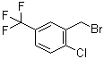 structure of CAS# 237761-77-2, 2-Chloro-5-(trifluoromethyl)benzyl bromide