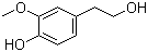 structure of CAS# 2380-78-1, 4-羟基-3-甲氧基苯乙醇
