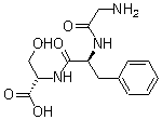 structure of CAS# 23828-14-0, Glycyl-L-phenylalanyl-L-serine