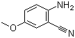 structure of CAS# 23842-82-2, 2-氰基-4-甲氧基苯胺