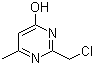 structure of CAS# 23862-02-4, 2-氯甲基-6-甲基嘧啶-4-醇