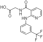 CAS # 23869-84-3, N-[[2-[[3-(Trifluoromethyl)phenyl]amino]-3-pyridinyl]carbonyl]glycine, N-[2-(alpha,alpha,alpha-Trifluoro-m-toluidino)nicotinoyl]glycine