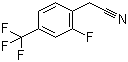structure of CAS# 239087-11-7, 2-氟-4-三氟甲基苯乙腈