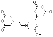 structure of CAS# 23911-26-4, N,N-双[2-(2,6-二氧代-4-吗啉基)乙基]-甘氨酸