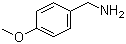 structure of CAS# 2393-23-9, 4-Methoxybenzylamine