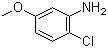 structure of CAS# 2401-24-3, 2-氯-5-甲氧基苯胺