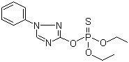 structure of CAS# 24017-47-8, 三唑磷