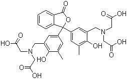 structure of CAS# 2411-89-4, o-Cresolphthalein Complexone