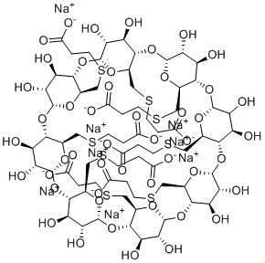 CAS # 2412952-93-1, Sugammadex Thiolactic Acid Impurity 1 Octasodium Salt, Sugammadex Thiolactic Acid Impurity 1 Octasodium Sal