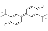 structure of CAS# 2417-00-7, 3,3'-二甲基-5,5'-二叔丁基-4,4'-联苯醌