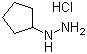 structure of CAS# 24214-72-0, Cyclopentylhydrazine hydrochloride
