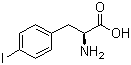 structure of CAS# 24250-85-9, L-4-Iodophenylalanine