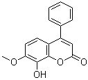 CAS 登录号：24258-36-4, 8-羟基-7-甲氧基-4-苯基香豆素