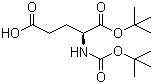 structure of CAS# 24277-39-2, Boc-L-谷氨酸-1-叔丁酯