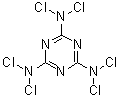 CAS 登录号：2428-04-8, 六氯三聚氰胺