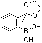 structure of CAS# 243140-14-9, 2-(2-甲基-1,3-二氧戊环-2-基)苯硼酸