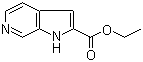Ethyl 1H-pyrrolo[2,3-c]pyridine-2-carboxylate molecular structure (CAS 24334-19-8)