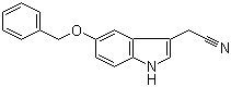 structure of CAS# 2436-15-9, 5-苄氧基吲哚-3-乙腈