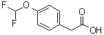 structure of CAS# 243659-15-6, 4-二氟甲氧基苯乙酸