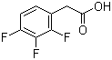 structure of CAS# 243666-12-8, 2,3,4-三氟苯乙酸