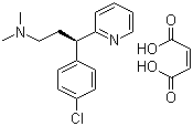 structure of CAS# 2438-32-6, 马来酸右氯苯那敏